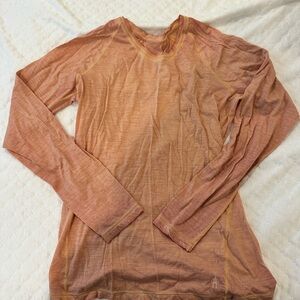 Women's Long Sleeve Top - Orange